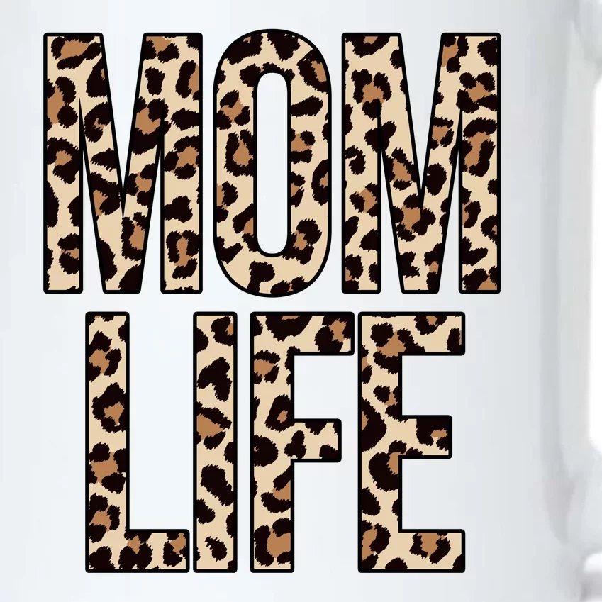 Mom Life Cheetah Print Cute Mother's Day Gift Black Color Changing Mug