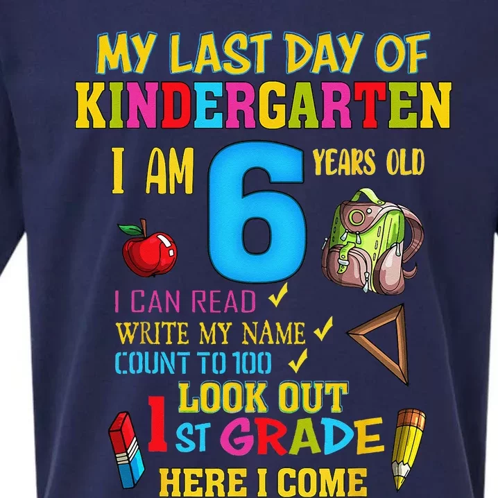 My Last Day Of Kindergarten 1st Grade Here I Come So Long Sueded Cloud Jersey T-Shirt