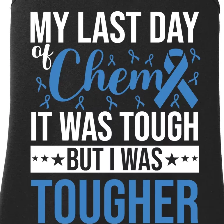 My Last Day Of Chemo Colon_white_transbutitwas Ladies Essential Tank