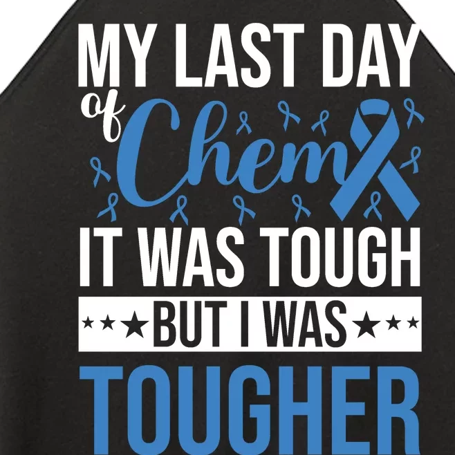 My Last Day Of Chemo Colon_white_transbutitwas Women’s Perfect Tri Rocker Tank