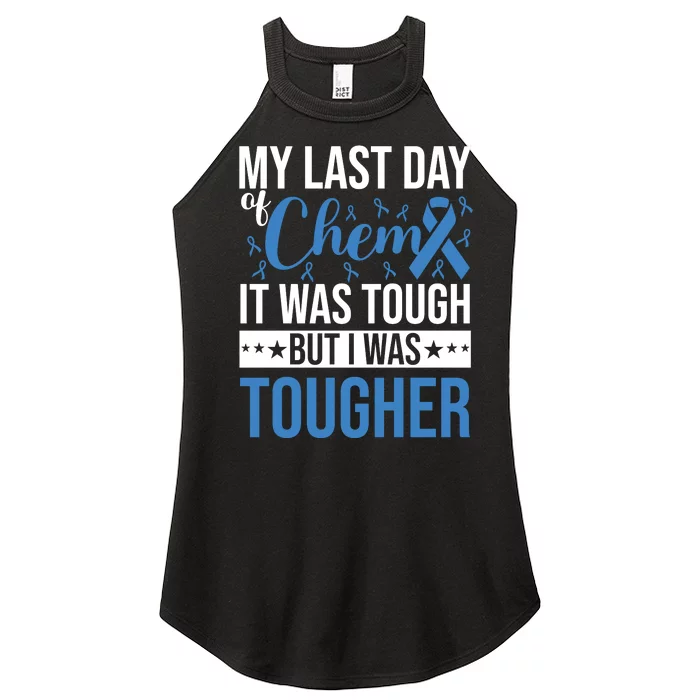 My Last Day Of Chemo Colon_white_transbutitwas Women’s Perfect Tri Rocker Tank