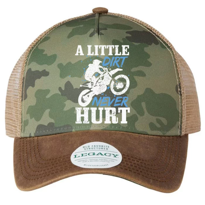 Motocross Little Dirt Never Hurt Dirt Bike MX Racing Biker Legacy Tie Dye Trucker Hat