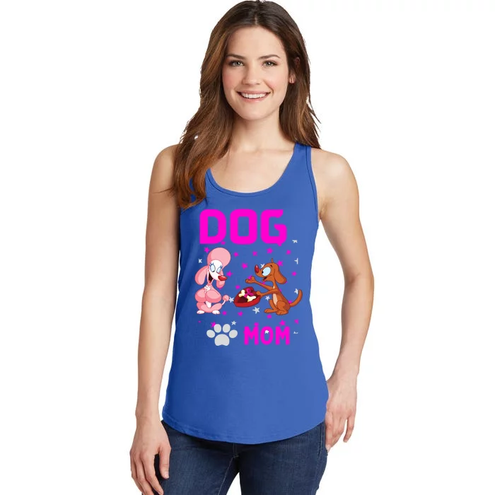 Mom Loves Dogs Mothers Day Canine Working Rescue Toy Gift Ladies Essential Tank