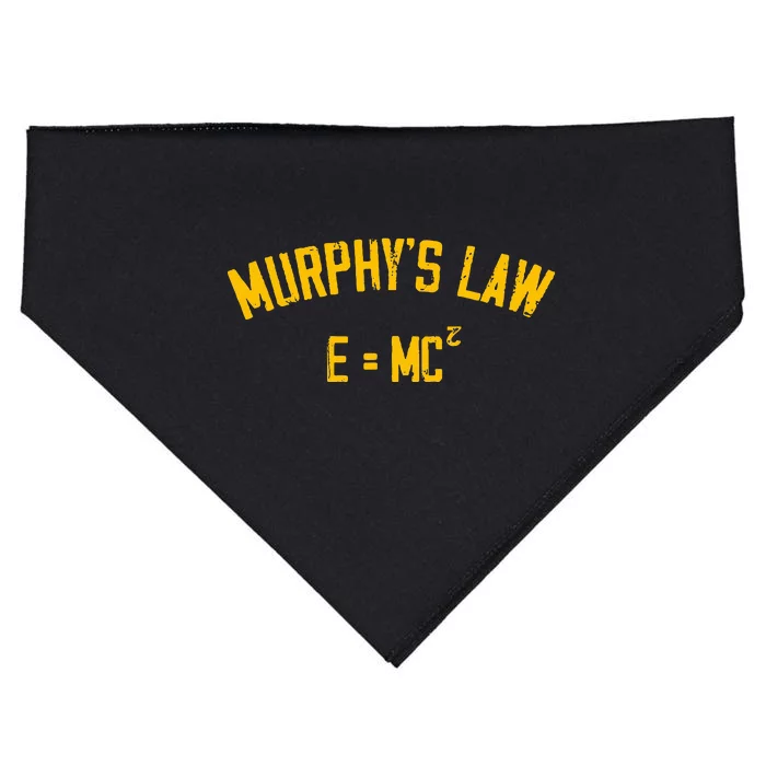 MurphyS Law E = Mc2 USA-Made Doggie Bandana