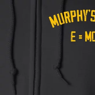 MurphyS Law E = Mc2 Full Zip Hoodie