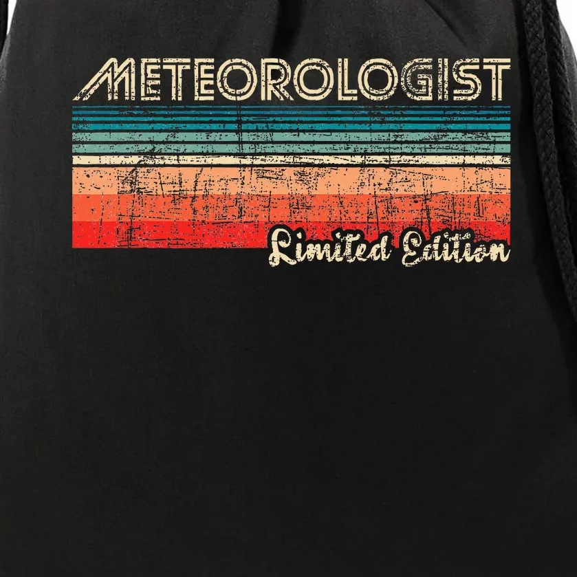 Meteorologist Limited Edition Retro Weather Meteorology Drawstring Bag