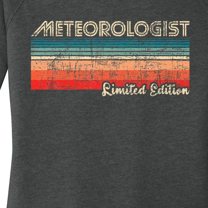 Meteorologist Limited Edition Retro Weather Meteorology Women's Perfect Tri Tunic Long Sleeve Shirt