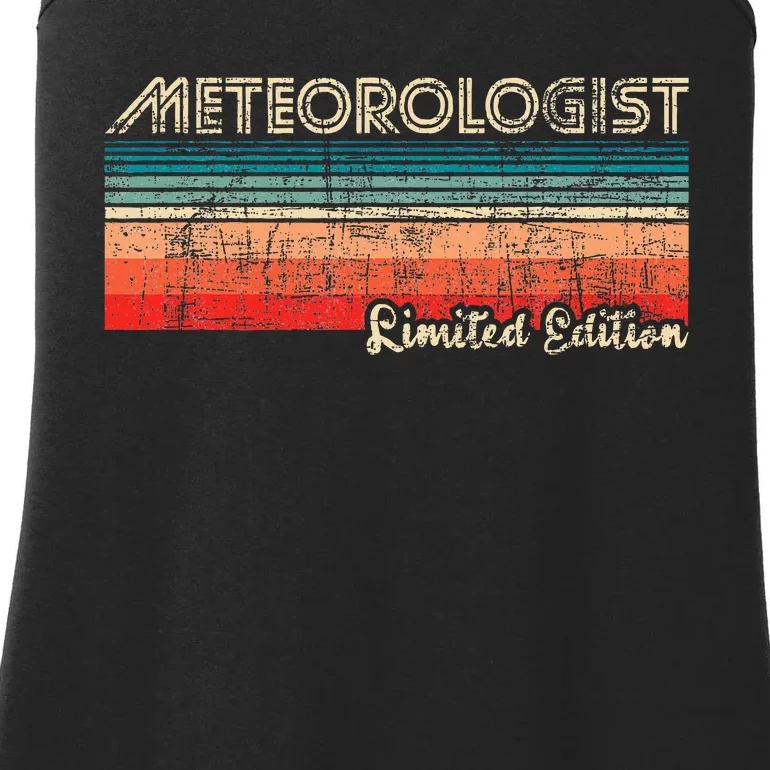 Meteorologist Limited Edition Retro Weather Meteorology Ladies Essential Tank