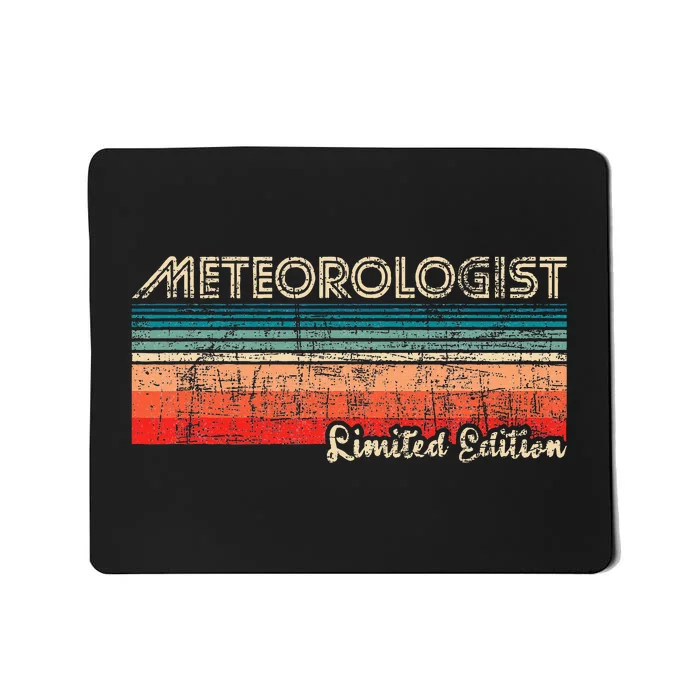 Meteorologist Limited Edition Retro Weather Meteorology Mousepad