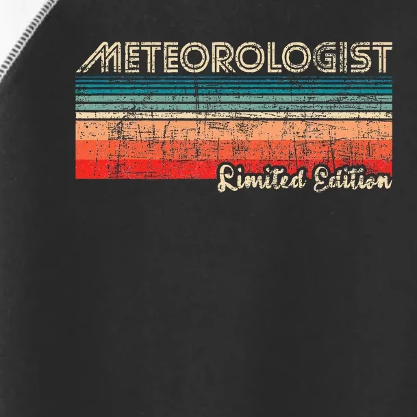 Meteorologist Limited Edition Retro Weather Meteorology Toddler Fine Jersey T-Shirt