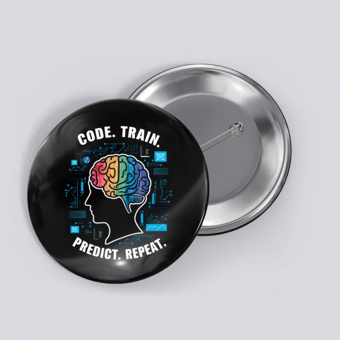 Machine Learning Engineer Artificial Intelligence Button