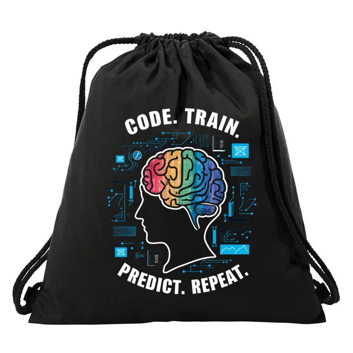 Machine Learning Engineer Artificial Intelligence Drawstring Bag