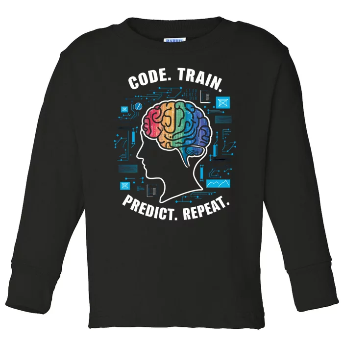 Machine Learning Engineer Artificial Intelligence Toddler Long Sleeve Shirt