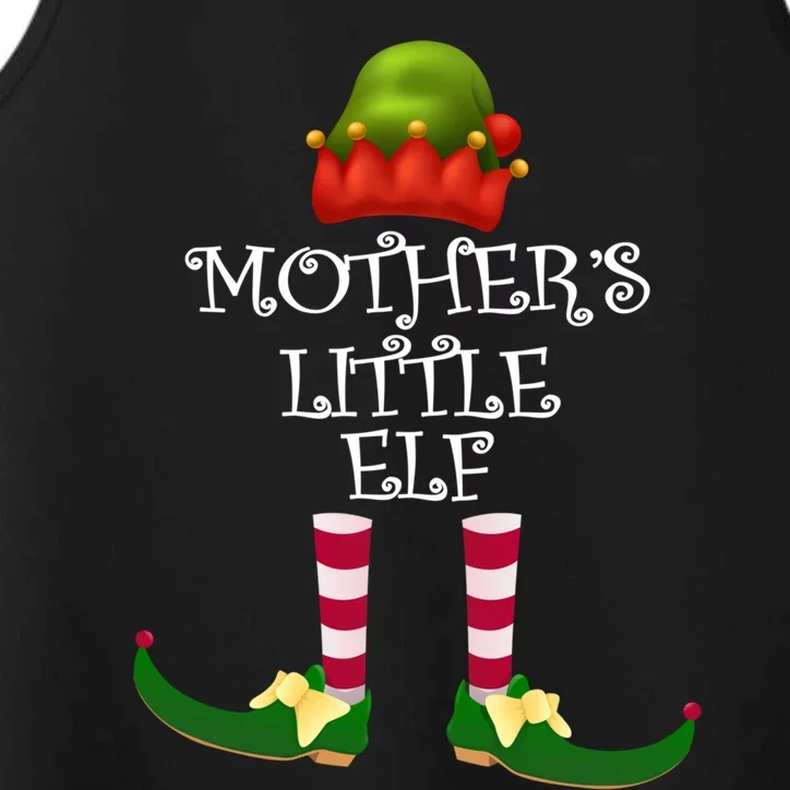 MotherS Little Elf Pajama For Christmas Party Gift Performance Tank