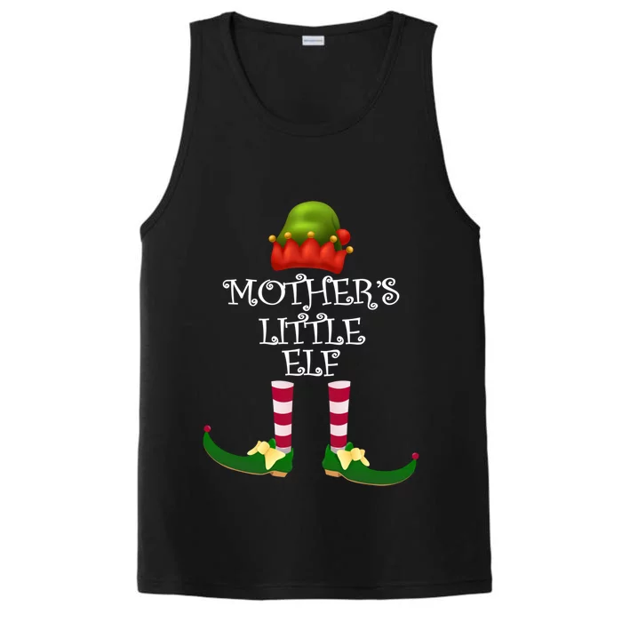 MotherS Little Elf Pajama For Christmas Party Gift Performance Tank