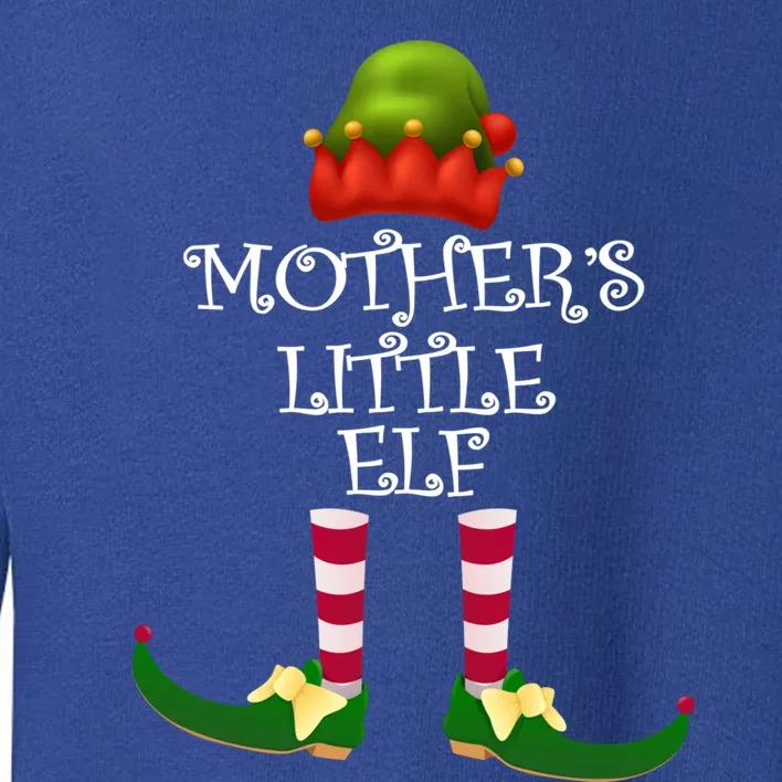 MotherS Little Elf Pajama For Christmas Party Gift Toddler Sweatshirt