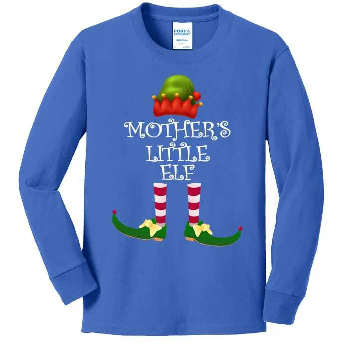 MotherS Little Elf Pajama For Christmas Party Gift Kids Long Sleeve Shirt