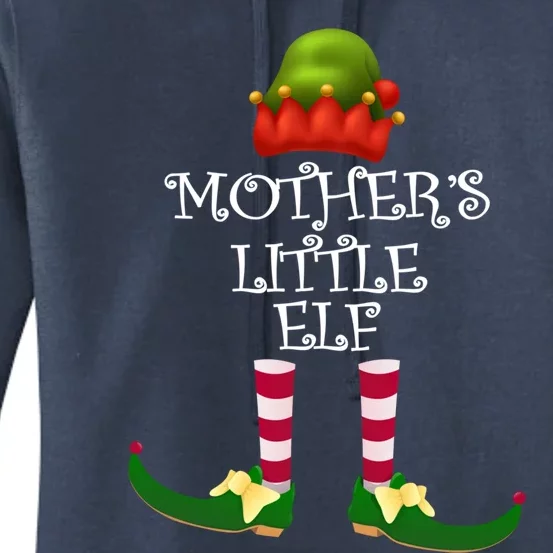 MotherS Little Elf Pajama For Christmas Party Gift Women's Pullover Hoodie