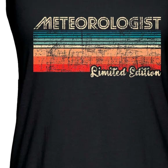 Meteorologist Limited Edition Retro Weather Meteorology Ladies Essential Flowy Tank