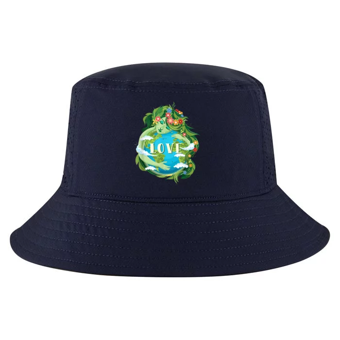 Mother Love Earth Day Save Our Planet Environt Green Great Gift Cool Comfort Performance Bucket Hat