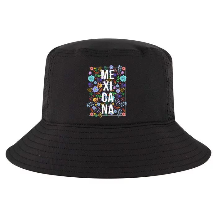 Mexicana Latina Flowers Mexican Girl Mexico Cool Comfort Performance Bucket Hat