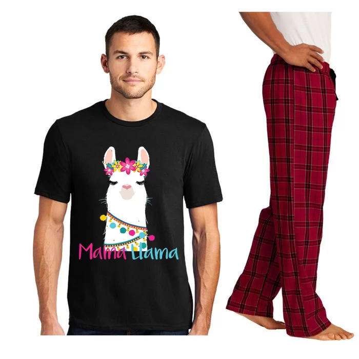 Mama Llama Funny Mothers Day Women Mom Birthday Pajama Set