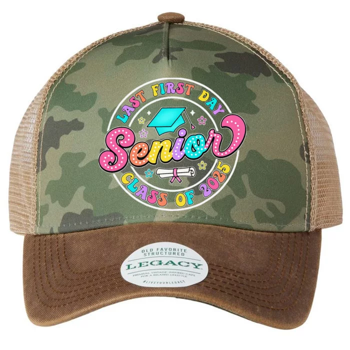 My Last First Day Senior Class Of 2025 Back To School Gift Legacy Tie Dye Trucker Hat