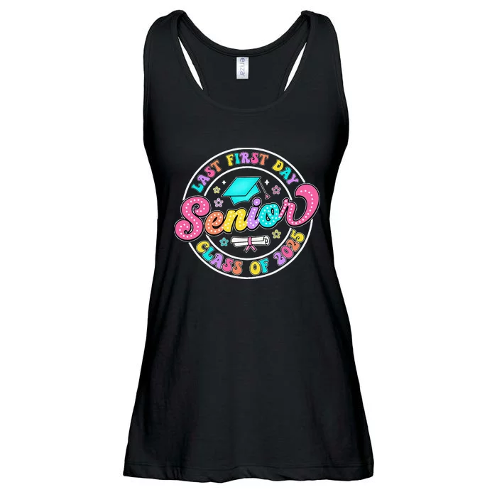 My Last First Day Senior Class Of 2025 Back To School Gift Ladies Essential Flowy Tank