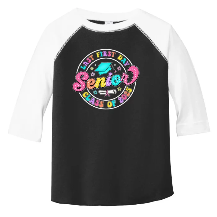 My Last First Day Senior Class Of 2025 Back To School Gift Toddler Fine Jersey T-Shirt