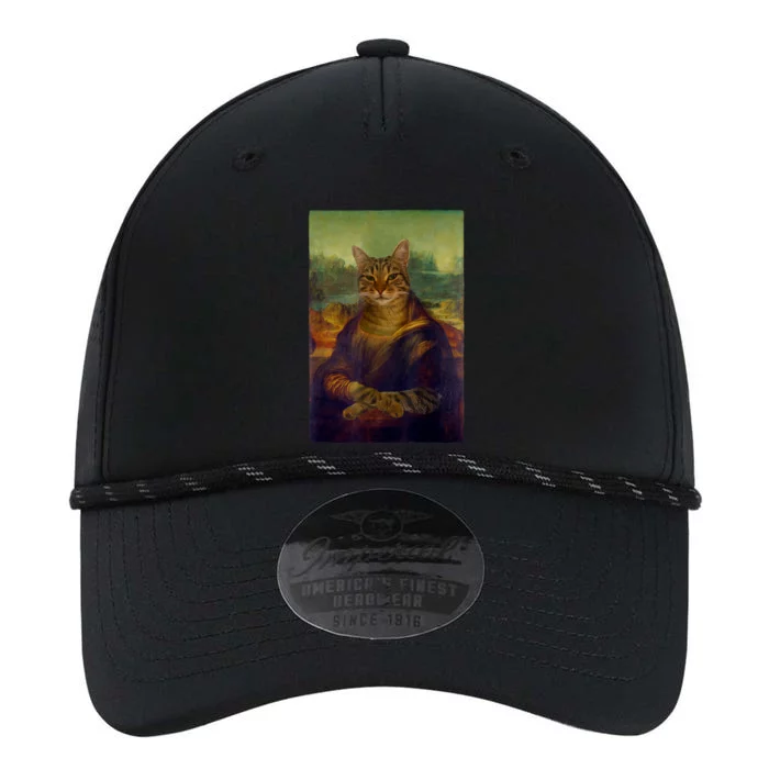 Meowing Lisa Funny Cat Cat Art Cat Lover Cat Owner Performance The Dyno Cap