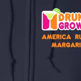 Margaritas Ladies Funny Drunkin Grownups Drinking Full Zip Hoodie