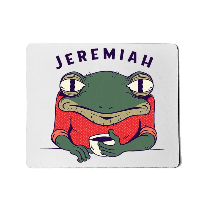 Music Lovers Funny Jeremiah The Bullfrog Retro Music Mousepad