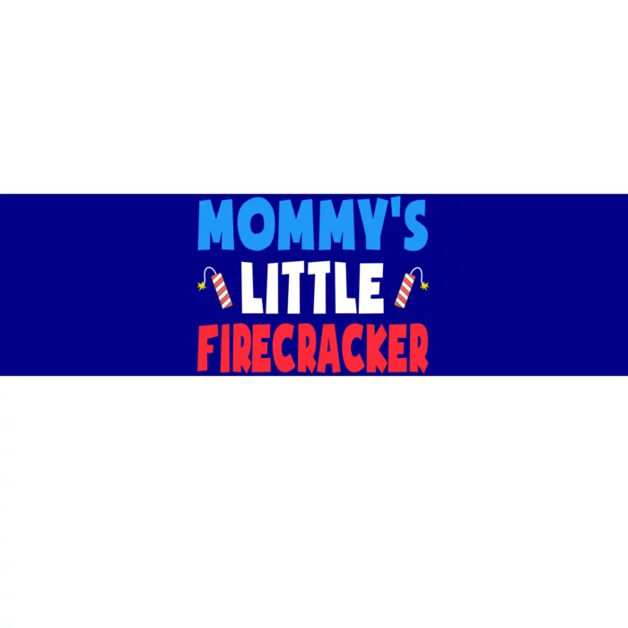 Mommys Little Firecracker 4th Of July Gift Son Great Gift Bumper Sticker