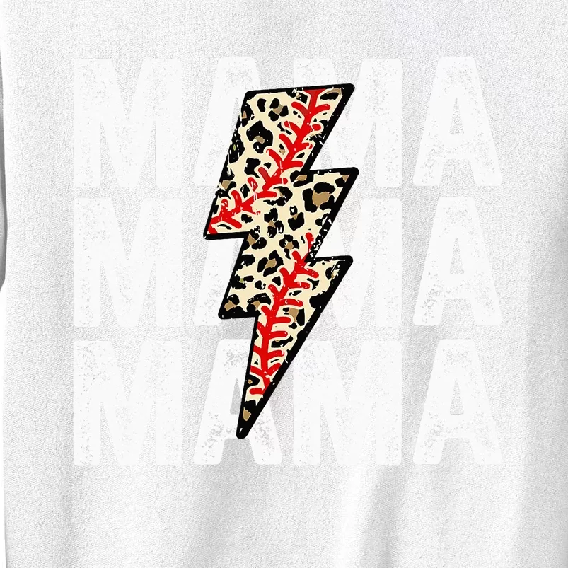 Mama Leopard Flash Happy Mother Day Funny Mama Gift Sweatshirt