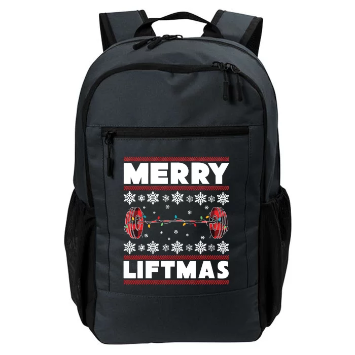 Merry Liftmas Funny Christmas Gym Workout Fitness Gift Daily Commute Backpack