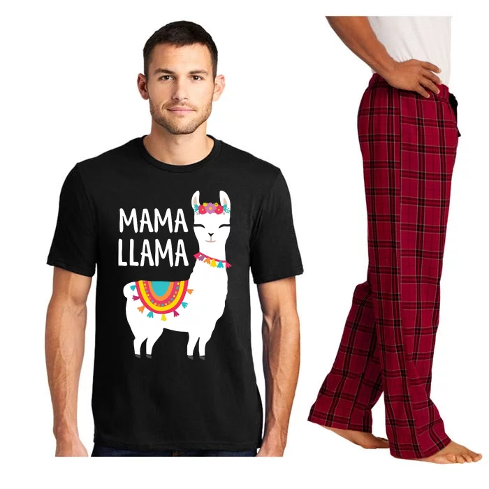 Mama Llama Funny Mothers Day Women Mom Birthday Pajama Set