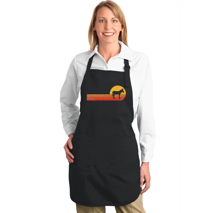 Mule Lover Funny Mule Full-Length Apron With Pocket