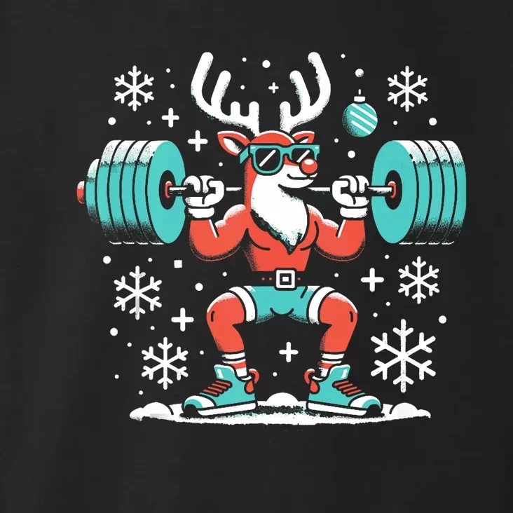 Merry Liftmas Fitness Reindeer Christmas Tank Top Toddler Hoodie