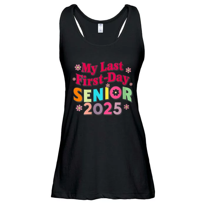 My Last First Day Senior 2025 Back To School Ladies Essential Flowy Tank