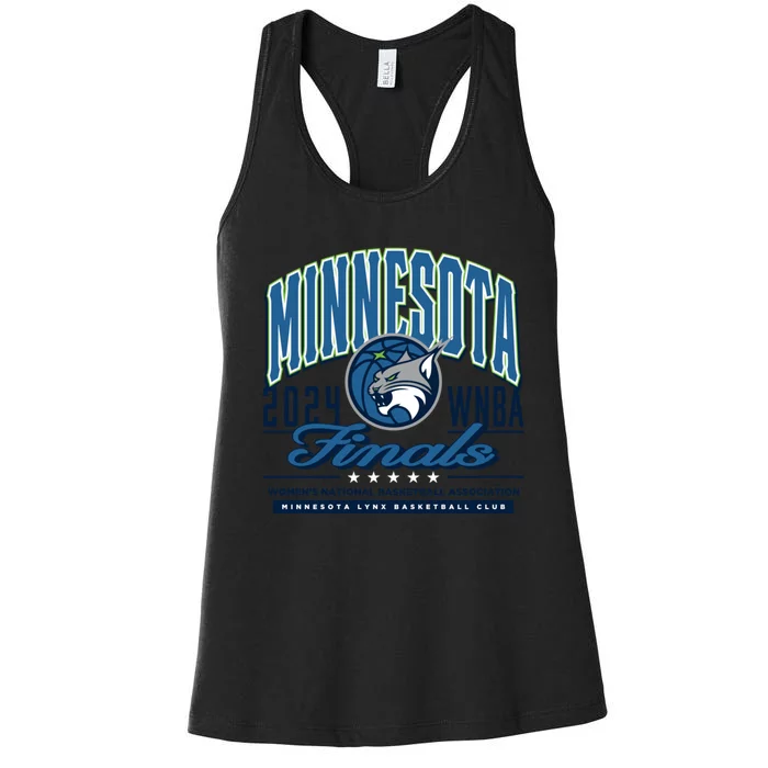 Minnesota Lynx Finals 24 In The Spotlight Women's Racerback Tank