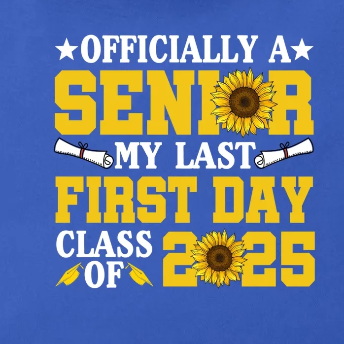 My Last First Day Senior Class Of 2025 School Graduation Cute Gift Zip Tote Bag