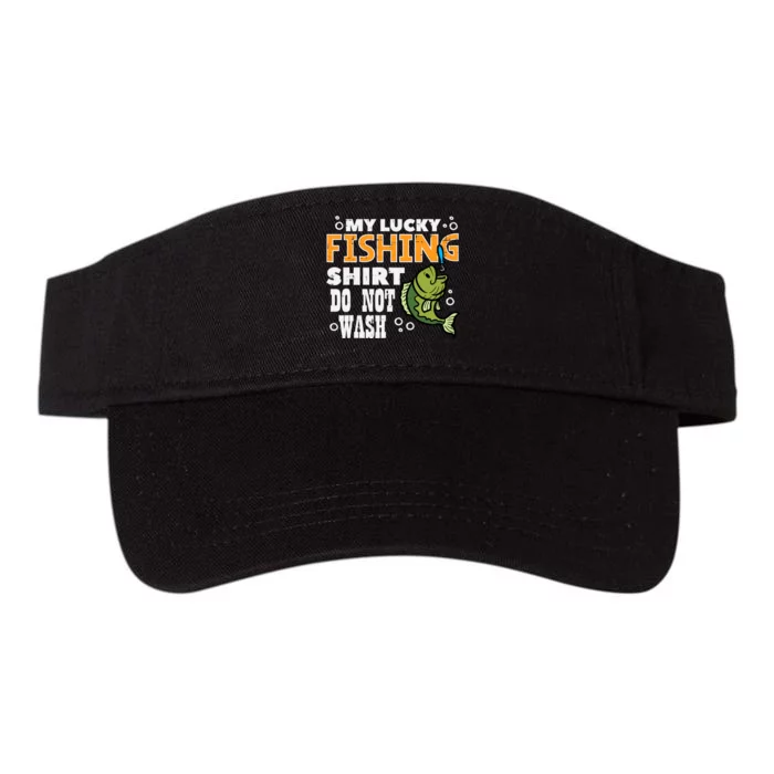 My Lucky Fishing Do Not Wash Funny Fish Angling Valucap Bio-Washed Visor