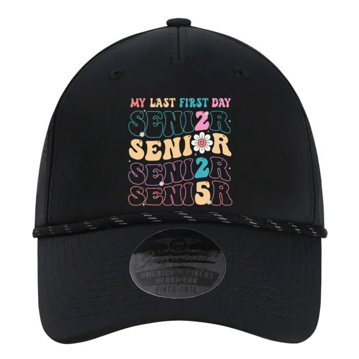 My Last First Day Senior 2025 Back To School Class Groovy Performance The Dyno Cap