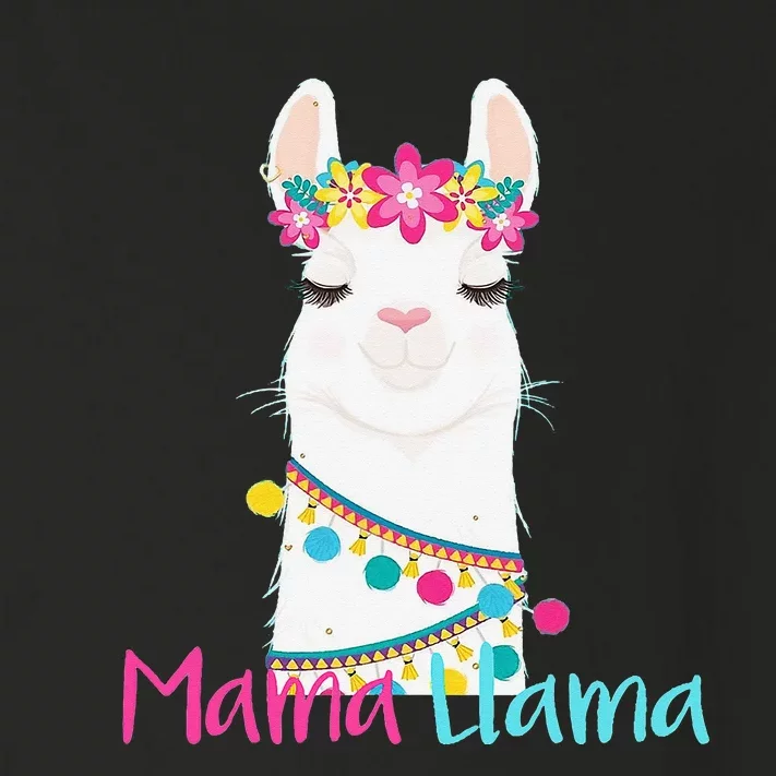 Mama Llama Funny Mother's Day Mom Birthday Toddler Long Sleeve Shirt