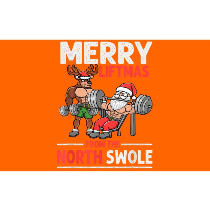 Merry Liftmas From The North Poie Muscle Santa Weightlifting Bumper Sticker