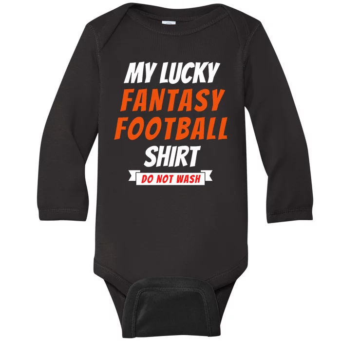 My Lucky Fantasy Football, Novelty, Fantasy Football Champ Baby Long Sleeve Bodysuit