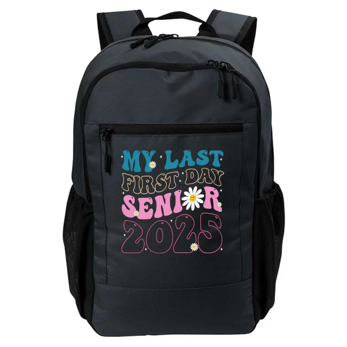 My Last First Day Senior 2025 Daisy Back To School Daily Commute Backpack