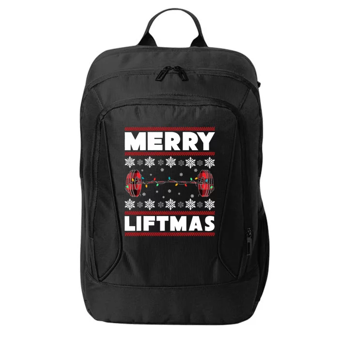 Merry Liftmas Funny Christmas Gym Workout Fitness Gift City Backpack