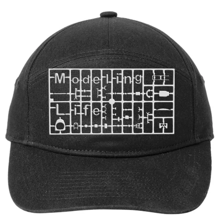 Modeling Life For Plastic Model Kit Enthusiast 7-Panel Snapback Hat