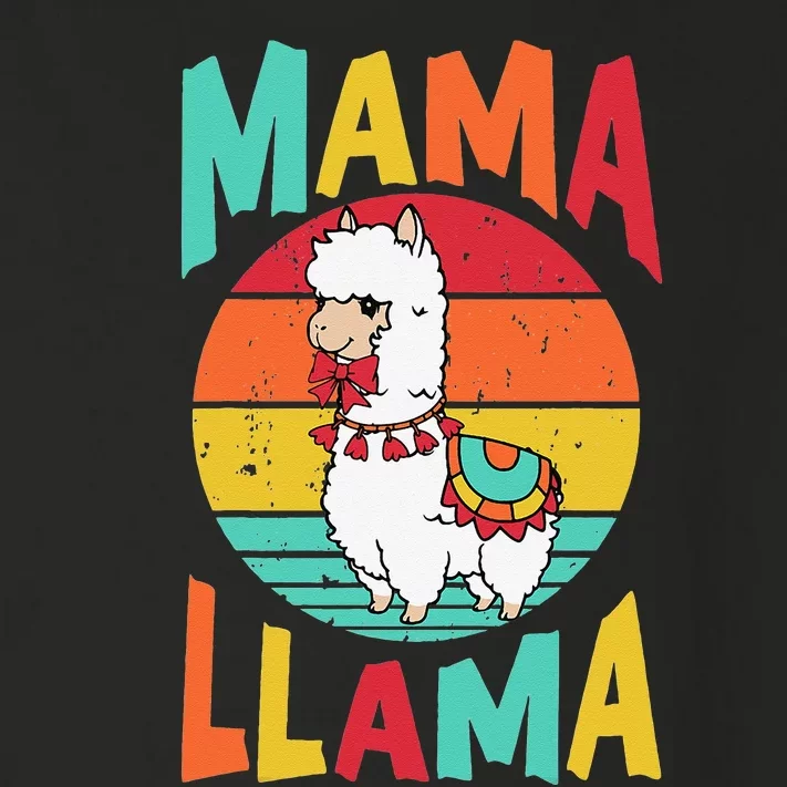 Mama Llama Funny Mother's Day Mom Birthday Toddler Long Sleeve Shirt